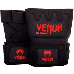 Бинт-перчатки Гелевые VENUM Kontact Gel Glove Wraps  (VENUM-0181-100, Черный)