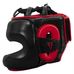Боксерський шолом із бампером TITLE Boxing Face Saver (HFSG-L-BK-RD, чорно-червоний)