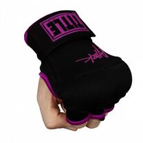 Бинт-перчатки TITLE Boxing Attack Nitro Speed Wraps (Title-ASPWR2-BK-PK, черно-фиолетовые)