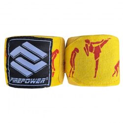 Бинты боксерские эластичные Firepower FPHW7 Fighter Yelow 4м