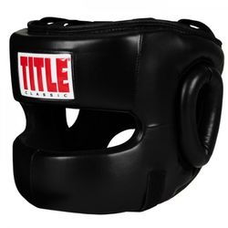 Боксерский шлем TITLE Classic Face Protector 2.0 (Title-CTFP2-BK, Черный)