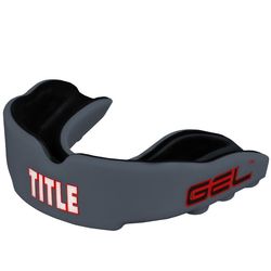 Капа TITLE Gel Victory (Для взрослых) (Title-GSMP3-GR-BK, Серый/Черный)