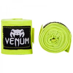Бинты боксерские эластичные VENUM Original Kontact 4м (VENUM-0429-014, салатовые)