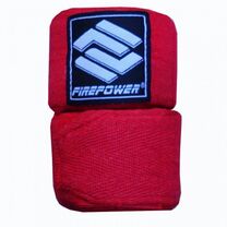 Бинты боксерские FirePower Cotton 4,5м (FPHW6-RD, Красные)