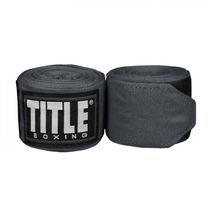 Бинти боксерські еластичні TITLE Boxing Fight Back Semi-Elastic (Title-FBHW-GR, Сірий)