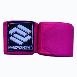 Бинты боксерские эластичные Firepower 4.5м (FPHW5-PK, Розовые)