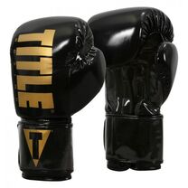 Боксерские перчатки TITLE Boxing Inferno Intensity Elastic Training   Черные