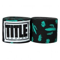Бинты боксерские эластичные TITLE Boxing Print Mexican Stile Cactus 4.5м