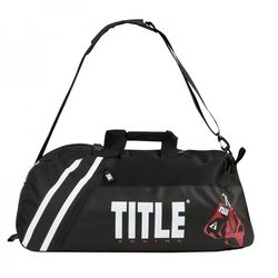 Сумка-рюкзак TITLE Boxing World Champion Sports NEW (TBAG25-bk, Чорний)