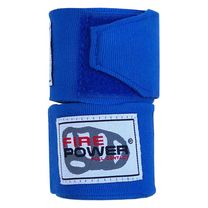 Бинти боксерські еластичні FirePower 4,5 м (FPHW3-BL4-5, Синій)