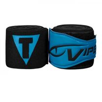 Бинты боксерские эластичные TITLE VIPER Coil 4,5м (VCHW-BL/BK, Черные с синим)