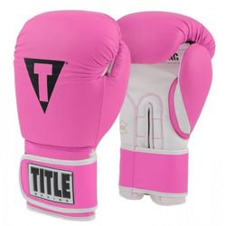 Боксерські рукавички TITLE Boxing Limited PRO STYLE Training 3.0 (Title-CVVTG3-HPK-WH, Рожевий)