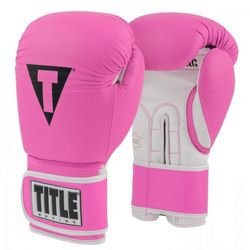 Боксерські рукавички TITLE Boxing Limited PRO STYLE Leather Training 3.0 (Title-TVVTG3-HPK-WH, Рожевий)