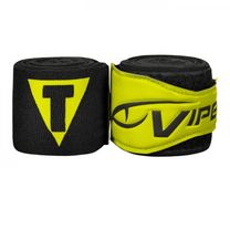 Бинты боксерские эластичные TITLE VIPER Coil 4,5м (VCHW-LM/BK, Черные с желтым)