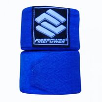 Бинти боксерські FirePower Cotton 4,5м (FPHW6-BL, Сині)