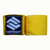 Бинты боксерские эластичные Firepower 4.5м (FPHW5-YL, Желтые)
