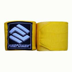 Бинти боксерські еластичні Firepower 4м (FPHW5-YL, Жовті)