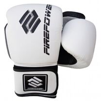 Боксерские перчатки FirePower (FPBG2N-WH, белые)