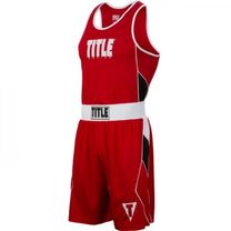 Форма для боксу TITLE Aerovent Elite Amateur Boxing Set (title-TABS8-R, Червоний)