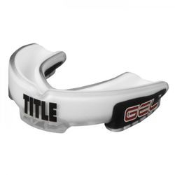 Капа TITLE Gel Triple-Shox (Для детей) (Title-GTSMGY-W-BK, Черный/Белый)