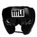 Боксерський шолом TITLE Boxing Leather Sparring (Title-FTHG-BK, Чорний)