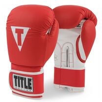 Боксерські рукавички TITLE Boxing Limited PRO STYLE Leather Training 3.0 (TVVTG3-RD-WH, червоний)