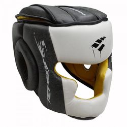 Боксерский шлем PunchTown Tenebrae Leather (PunchTown Tenebrae Leather, Серый)