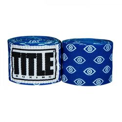Бинты боксерские эластичные TITLE Boxing Mexican (Title-SMHWP-XL-EV,  Синие)