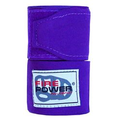 Бинти боксерські еластичні FirePower 3м (FPHW3-PL3, Фіолетовий)