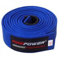 Пояс для Бразильського Джиу-Джитсу FirePower Premium (fp-premium-bjj-belt-bl, Синій)