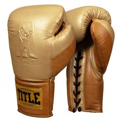 Боксерські рукавички TITLE Ali Limited Edition Comeback Sparring (Title-ALICBSG, Золотий)