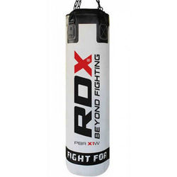 Боксерский мешок RDX Leather White 1.2м, 40-50 кг