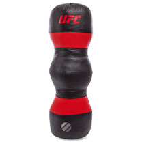 Мішок боксерський для грепплінгу PVC UFC PRO 1.2м 32кг (UHK-75103, чорний-червоний)