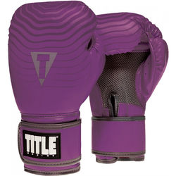 Женские боксерские перчатки TITLE Boxing Aerovent Adrenaline фиолетовые