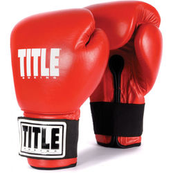 Универсальные боксерские перчатки TITLE Eternal Pro TETGV красные