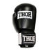 Боксерские перчатки THOR SPARRING из натуральной кожи (558Leather-BLK-WH, Черно-белый)