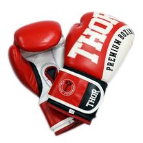 Боксерські рукавиці THOR SHARK із натуральної шкіри (8019-02Leather-RED, Червоний)