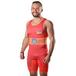 Тріко борцівське Berserk Sport WRESTLER APPROVED UWW red (S7801R, Червоний)