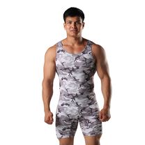 Тріко борцівське Berserk Sport WRESTLNG CAMO grey (SI1673G, Сірий)