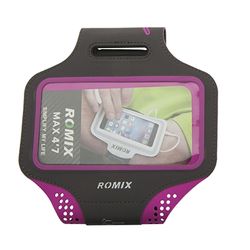 Ультратонкий вологостійкий наручний чохол з сенсорним екраном 5.5 ROMIX (RH18-5.5P, рожевий)