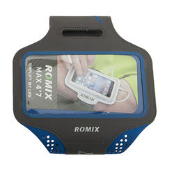 Ультратонкий вологостійкий наручний чохол з сенсорним екраном 4.7 ROMIX (RH18-4.7BL, синій)