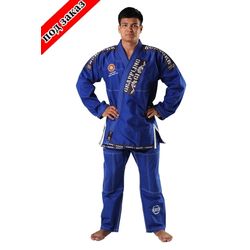 Кімоно для джиу-джитсу Berserk Sport GI Grappling PREMIER blue (GI1131BLU, Синій)