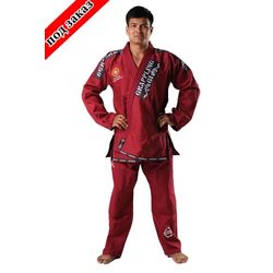 Кімоно для джиу-джитсу Berserk Sport GI Grappling PREMIER red (GI1451R, Червоний)