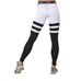 Леггинсы спортивные Berserk Sport INTENSITY black/white (L7117BW, Белый)