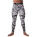 Компрессионные штаны Berserk Sport AFRICAN MASK black (CP456W, Черно-белый)