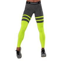 Леггинсы спортивные Berserk Sport INTENSITY melange/yellow (L7217MY, Серый)