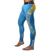 Компрессионные штаны Berserk Sport HETMAN blue (P7890Bl, Синий)