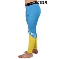 Детские компрессионные штаны Berserk Sport KIDS HETMAN blue (P6789Bl, Сине-Желтый)