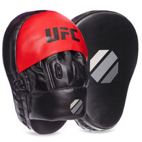 Лапа Вигнута з PU (1шт) UFC (UHK-69754, чорний-червоний)