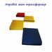 Мат игровой Трансформер 100-100-10 см Tia Sport (sm-0125)